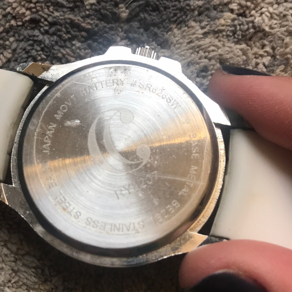 White Charming Charlie Watch - Picture 6 of 6